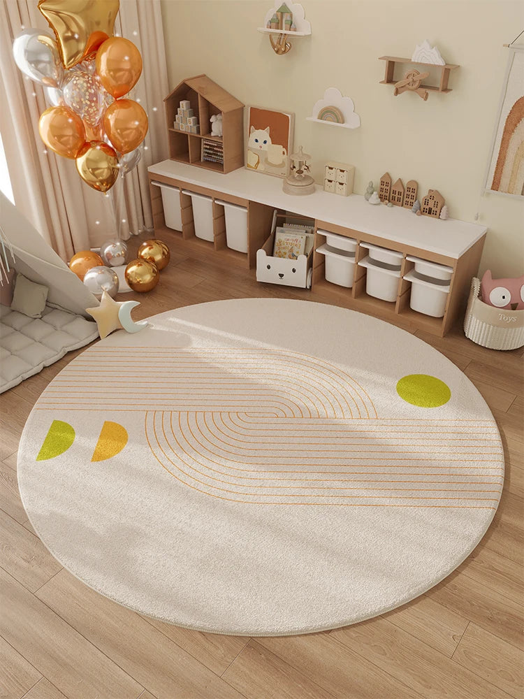 VIKAMA Alfombra de Invierno para Habitación de Niños, Alfombra de Noche para Dormitorio, Cojín Impermeable para Silla Giratoria, Decoración del Hogar