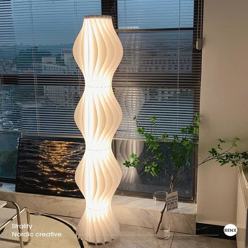 Lampadaires modernes nordiques avec jupes en herbe et LED, pour salon et chambre à coucher, éclairage décoratif, luminaires sur pied, lampes de chevet intérieures