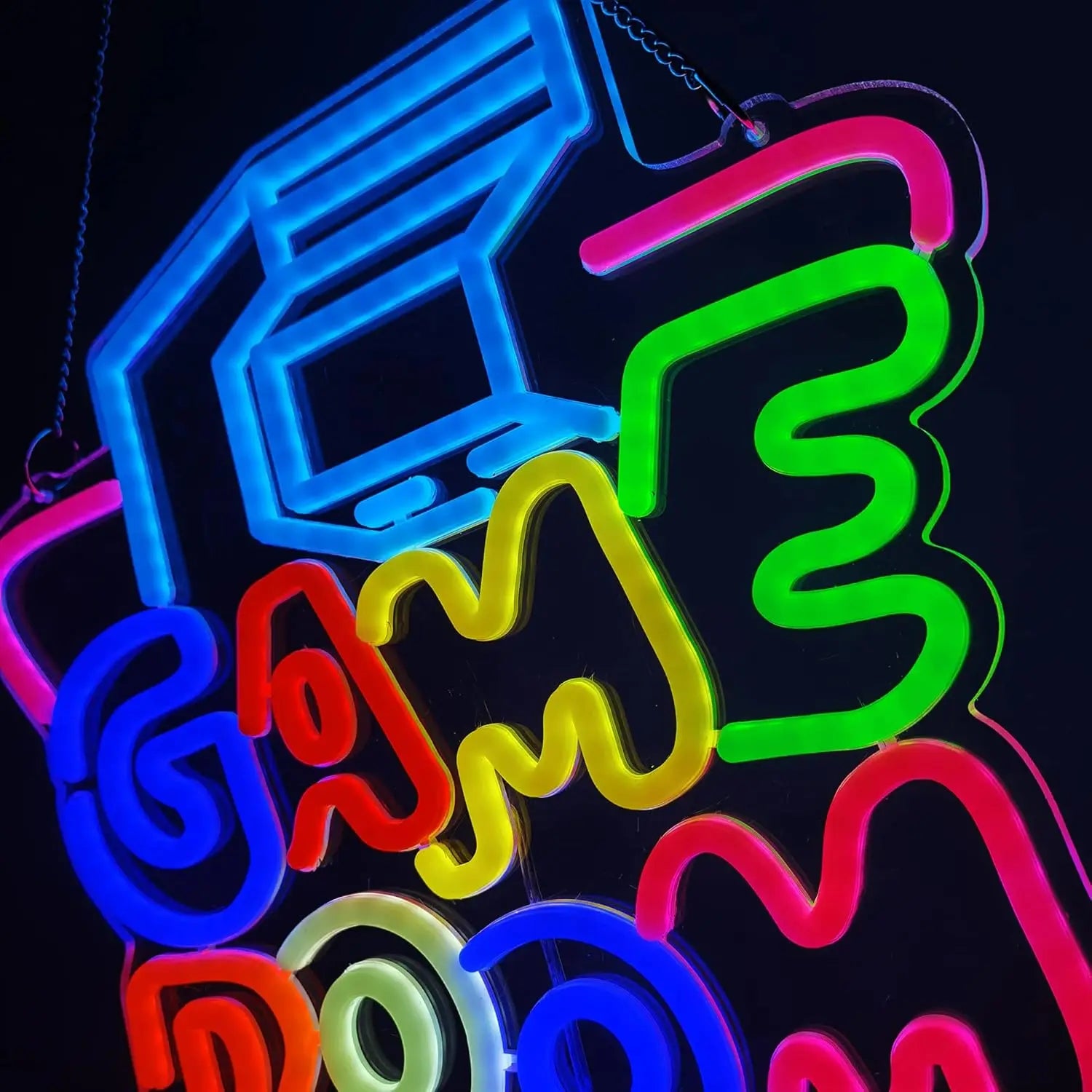 Game Room Neon Sign LED Neon Light for Wall Decor USB Powered for Bedroom Bar Shop Game Room Man Cave Decor Gifts for Game Lover