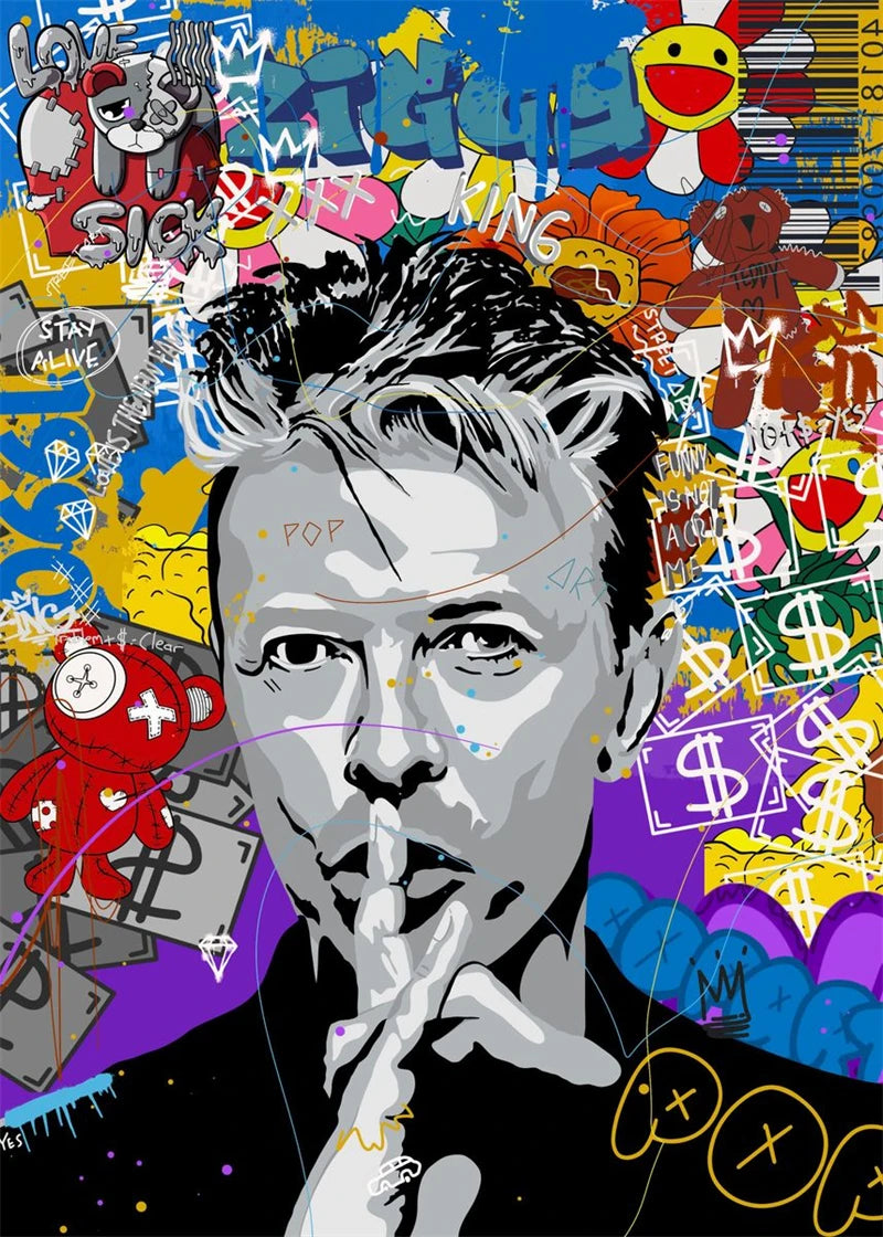 Nordic Pop Street Art Graffiti Music Poster Aesthetic The Door Rock Rapper Canvas Painting Wall Art Home Gallery Room Decor Bar