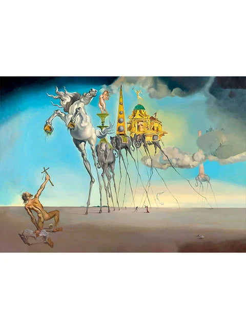 Surréalisme Œuvre d'Art Célèbre de Salvador Dalí Affiches et Impressions Toile Peinture Tableaux Muraux pour Salon Décoration Intérieure