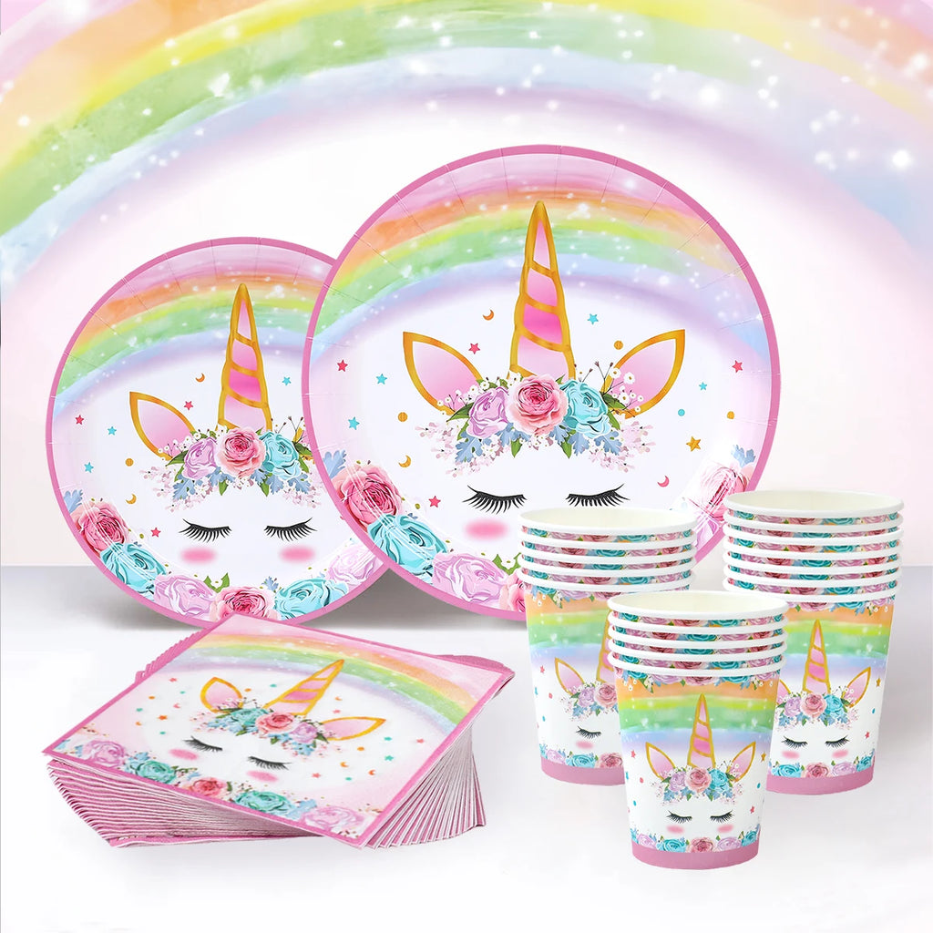 Cajas de regalo de unicornio, decoración de fiesta de cumpleaños, cajas de recuerdo de fiesta de unicornio para niños, suministros de decoración de fiesta de cumpleaños para baby shower