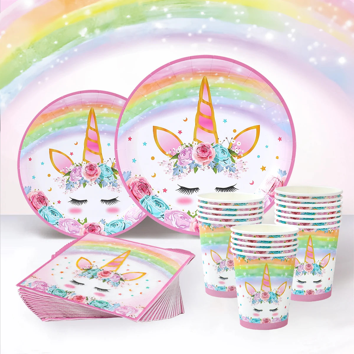 Cajas de regalo de unicornio, decoración de fiesta de cumpleaños, cajas de recuerdo de fiesta de unicornio para niños, suministros de decoración de fiesta de cumpleaños para baby shower