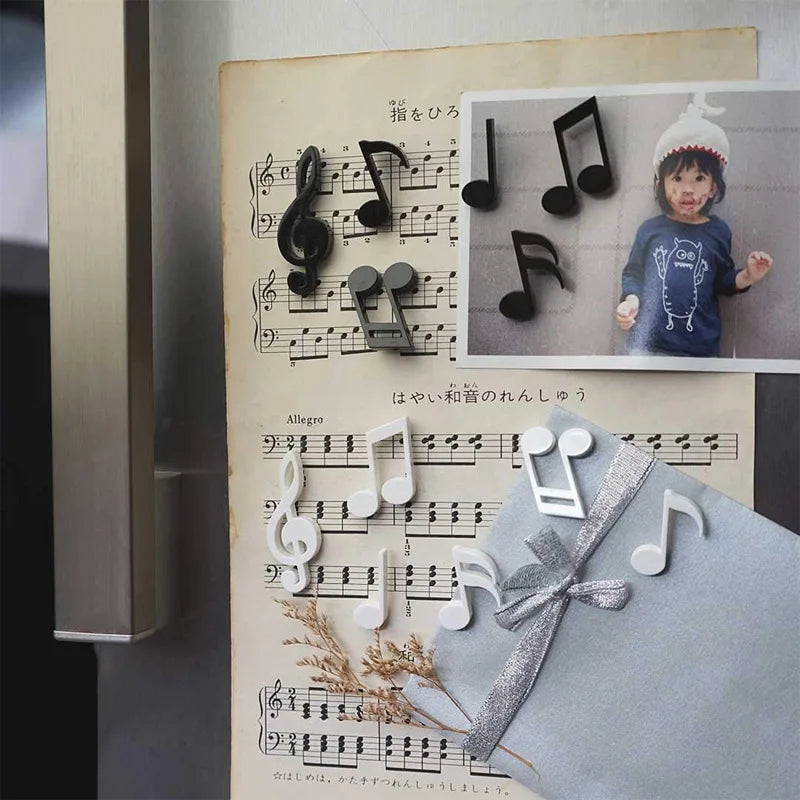 4Pcs Vintage Creative Gramophone Record Fridge Magnet Message Board Reminder Refrigerator Sticker for Home Kitchen Decoration
