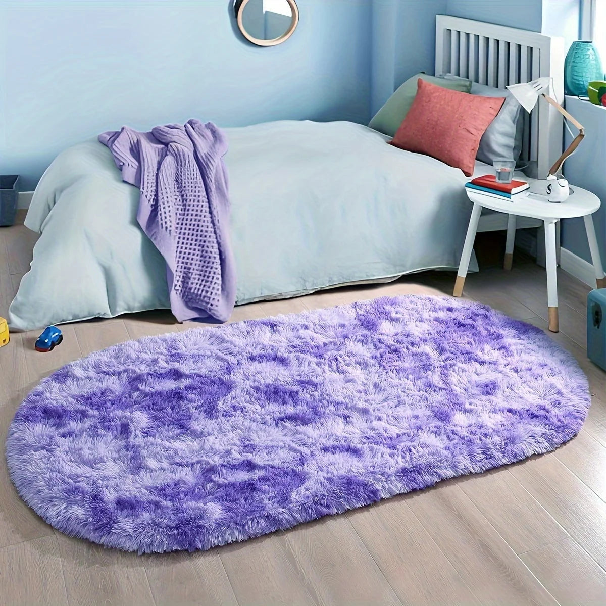 VIKAMA Alfombra de Seda Gris Densa Alfombra Cálida de Invierno para Dormitorio Alfombras de Cabecera Sala de Estar Sofá Alfombra Larga de Pelo Suave Tapete para el Hogar
