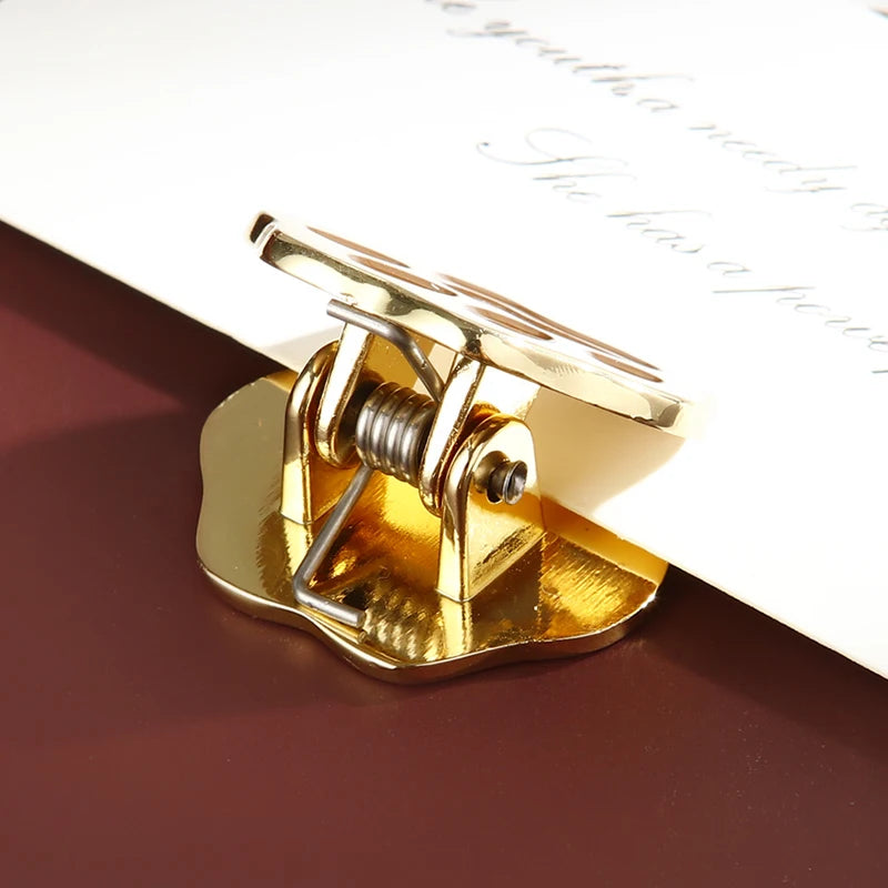 Trombones Serre-Papiers Patte de Chat en Métal Clips de Facture Pliants pour Notes Pince à Billets Fournitures de Bureau et Scolaires