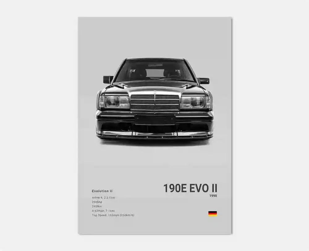 Classic Luxury Black and White Sports Car Wall Art G63 SL Gtr Sedan HD Canvas Painting Poster and Printed Home Living Room Decor