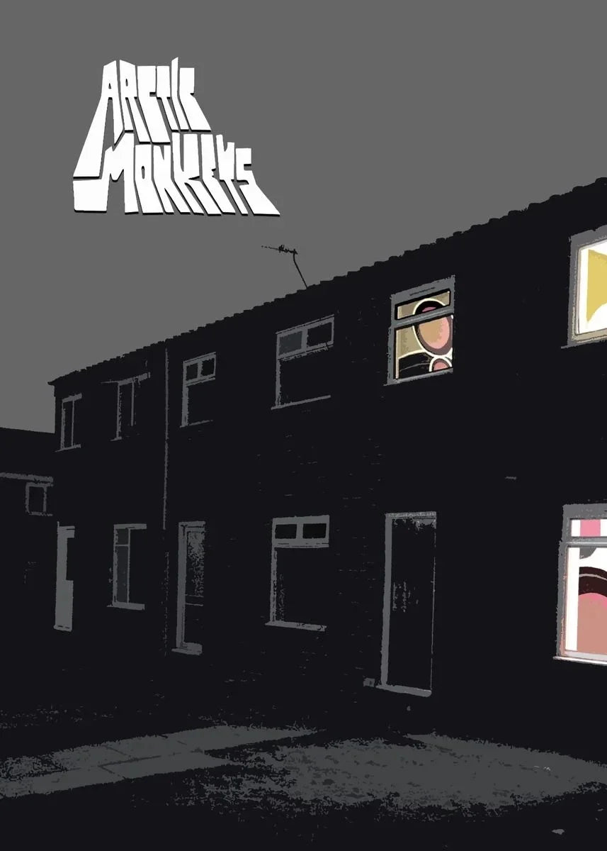 Póster Vintage Arctic Monkeys Rock Band Música Portada Serie Arte Pintura Lienzo Impresión Pared Sala Estar Decoración del Hogar