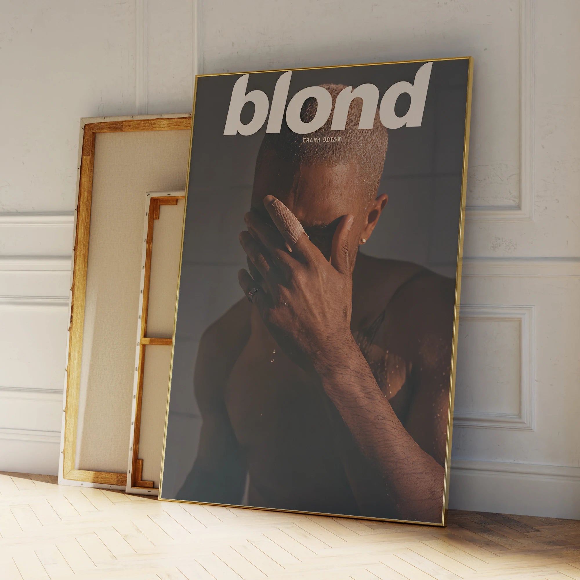 Affiche Moderne Frank Ocean X Blond Impressions d'Art Mural Toile Peinture Poster Photo pour Salon Décoration Murale Étanche