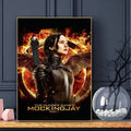 Affiche de film classique The Hunger Games – Décoration murale adhésive étanche pour chambre à coucher, salon, bar, esthétique