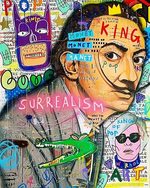 Modern Graffiti Aesthetic Wall Art Banksy Pop Portrait HD Canvas Poster Prints Home Bedroom Living Room Decor Gift