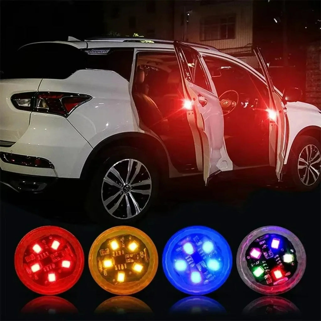 Feux de voiture LED d'ouverture de porte, avertissement de sécurité, anticollision, capteur magnétique, stroboscopiques, clignotants, alarme de stationnement, prévention des accidents