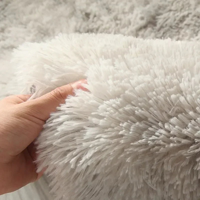 Tapis en soie et laine VIKAMA pour chambre à coucher et salon, style scandinave, tapis de sol pour décoration d'intérieur