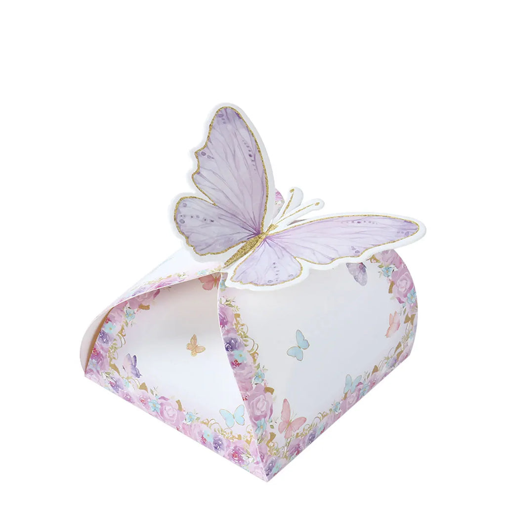 Boîtes à bonbons papillon 12 pièces Boîtes en papier d'emballage cadeau Décorations de fête d'anniversaire pour filles Faveurs de mariage de baby shower pour les invités