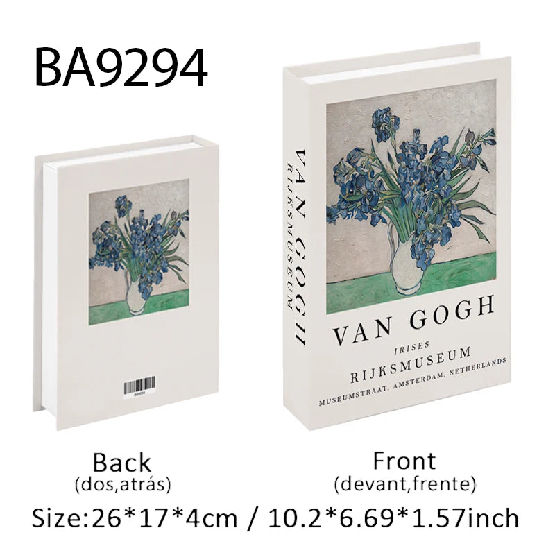 Bauhaus Boho Monet Luxe Decorative Books Book Decoration Fake Books Decor Storage Box Coffee Table Shlef Interior Room Ornaments