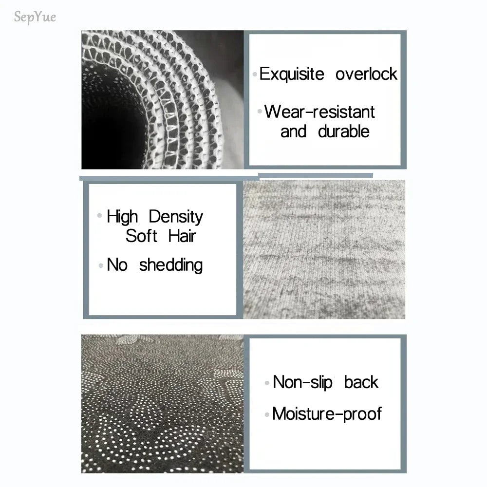 Alfombra de suelo de cocina VIKAMA, alfombra de entrada para sala de estar y dormitorio, decoración del hogar, alfombra larga pequeña para pasillo de lavadero