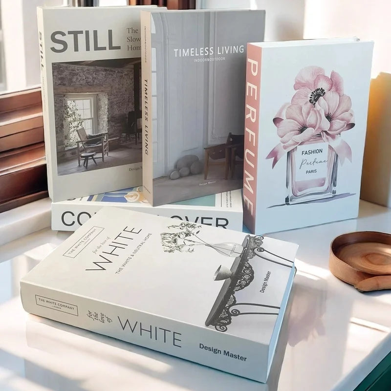 Luxury Fake Book Decorative Books Boho Matisse Storage Box Home Decor Coffee Table Shelf Ornament Japanese Interior Decoration