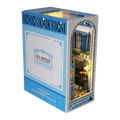 1ud, kit DIY de rincón de lectura, kit de maqueta para montar, decoración para estantería, micromodelo de decoración para el hogar, el regalo perfecto para adolescentes y adultos