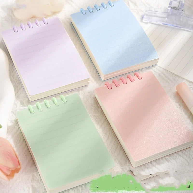 Bview Art A7 80 hojas dibujos animados creativo cuaderno estudiante papelería linda conveniencia pegatinas