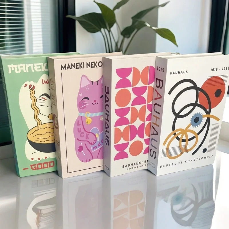 Yayoi Kusama Openable Luxury Decorative Books Fake Book Storage Box Home Decor Ornaments Japanese Room Desk Table Decoration