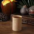1 Taza de sake japonesa, taza de té de bambú natural, taza de agua de madera china para té, vino, café, jugo, jarra hecha a mano