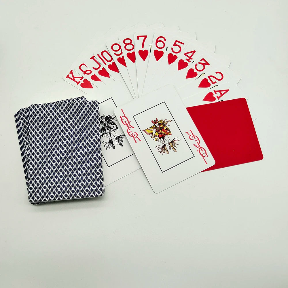 Cartes à jouer de poker Texas Hold'em étanches d'excellente qualité, jeu de société 63x88mm, durables, 100 % PVC, pour clubs de casino
