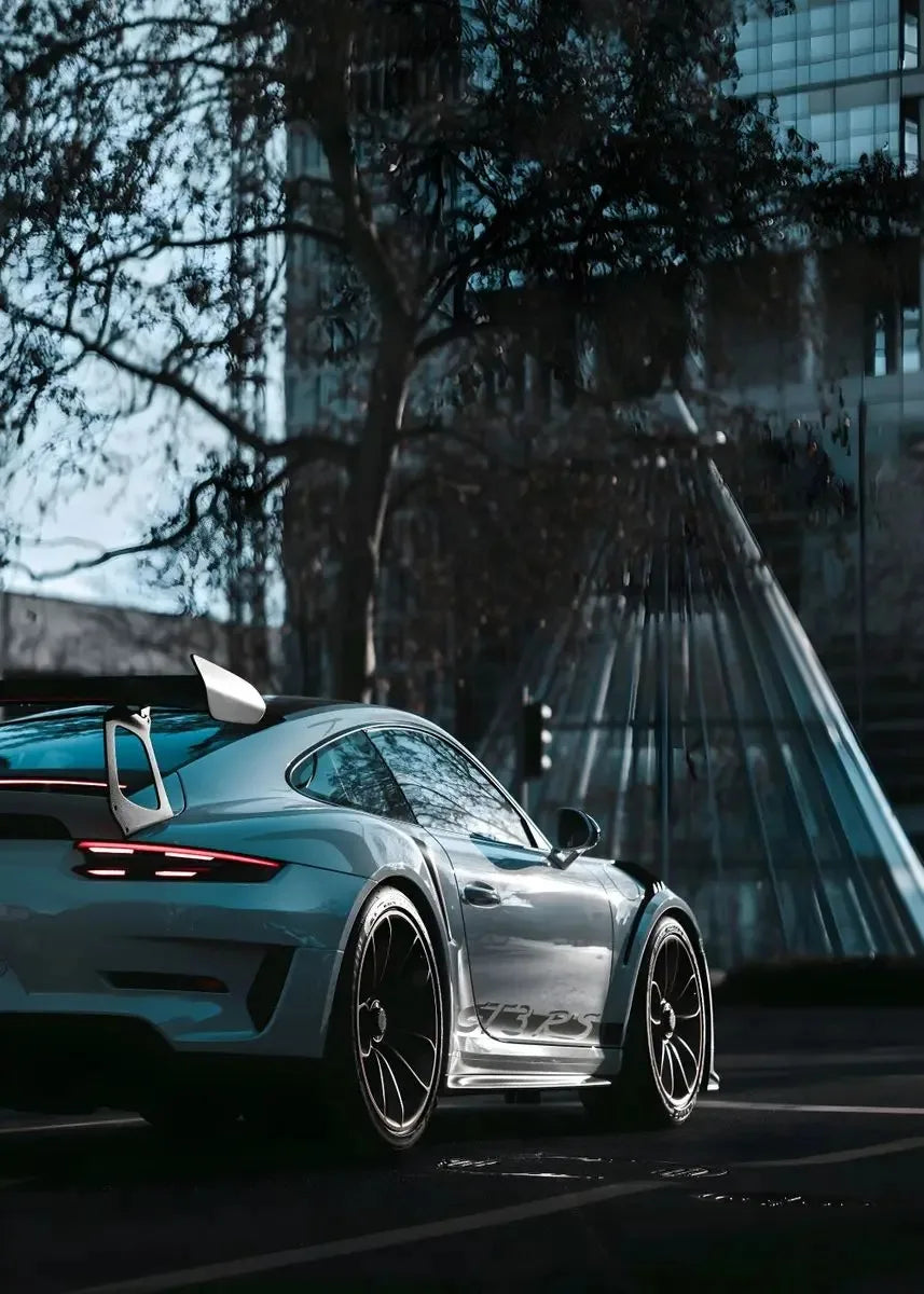Trending Cars Porsche 911 GT3 RS Retro Cartel de Ciudad y Grabados Lienzo Pintura Arte de Pared Imágenes para el Hogar Sala de Estar Cuadros