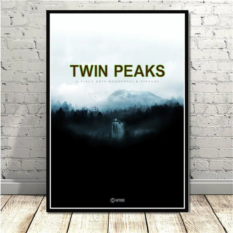 Serie de TV Twin Peaks, póster de anime de película clásica y grabados en lienzo, pintura artística, cuadros de pared para sala de estar, decoración del hogar