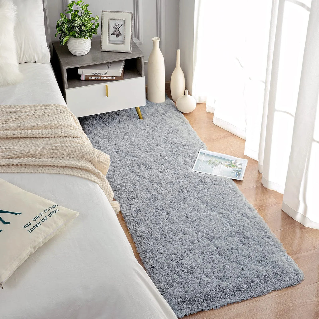 Tapis de course doux VIKAMA, tapis moelleux et douillet pour chambre à coucher et salon, tapis de sol pour chambre de bébé et d'enfant pour la décoration intérieure