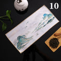 1 torchon de thé épais peint chinois, super absorbant, tapis de table, chiffon professionnel en daim, tapis de thé, serviette, accessoires de thé haut de gamme