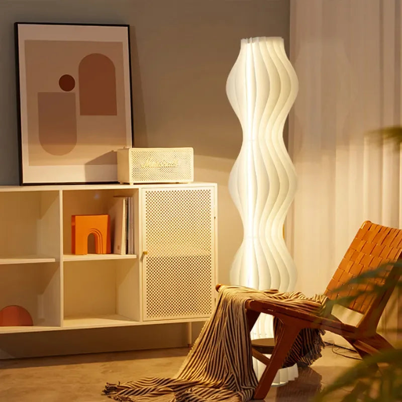 Lampadaires modernes nordiques avec jupes en herbe et LED, pour salon et chambre à coucher, éclairage décoratif, luminaires sur pied, lampes de chevet intérieures