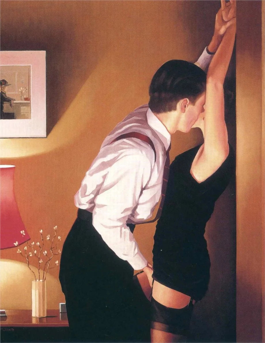 Jack Vettriano Classic Sexy Woman Portrait Nude Lover Poster Vintage Canvas Painting Wall Art Picture Erotic Home Room Decor