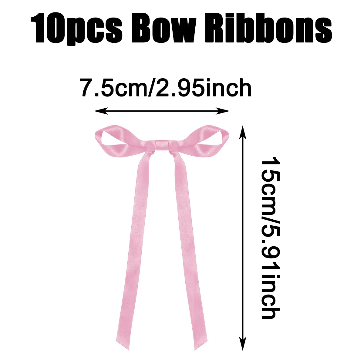 Pink Red Bow Ribbon Cake Decoration Desserts Home Decor Birthday Party Decor Kids Valentine’s Day Romantic Evening Events Decor