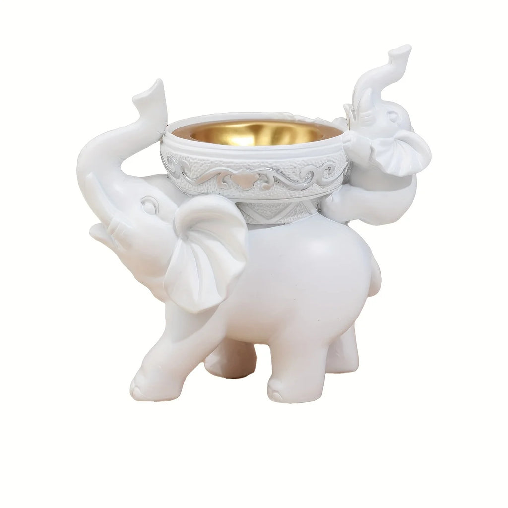 Figurita de elefante, bandeja divertida para dulces, cuenco para llaves, mesa de decoración del hogar, figurita, artículos diversos, recipientes, accesorios, caja de almacenamiento, escritorio, b