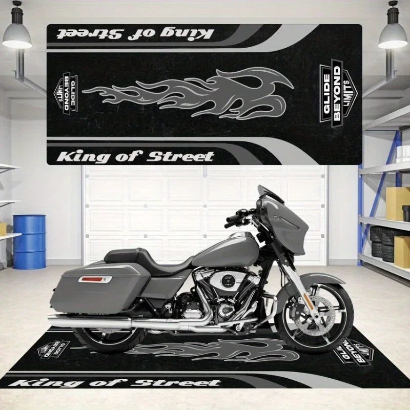 Alfombra de suelo para motocicleta VIKAMA, decoración del hogar resistente a la suciedad, alfombra para pasillo y corredor, manta para mesita de noche