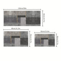 Tapis géométriques minimalistes VIKAMA – Idéaux pour les couloirs, les tapis de cuisine et les paillassons d'entrée – Décoration d'intérieur durable et facile d'entretien