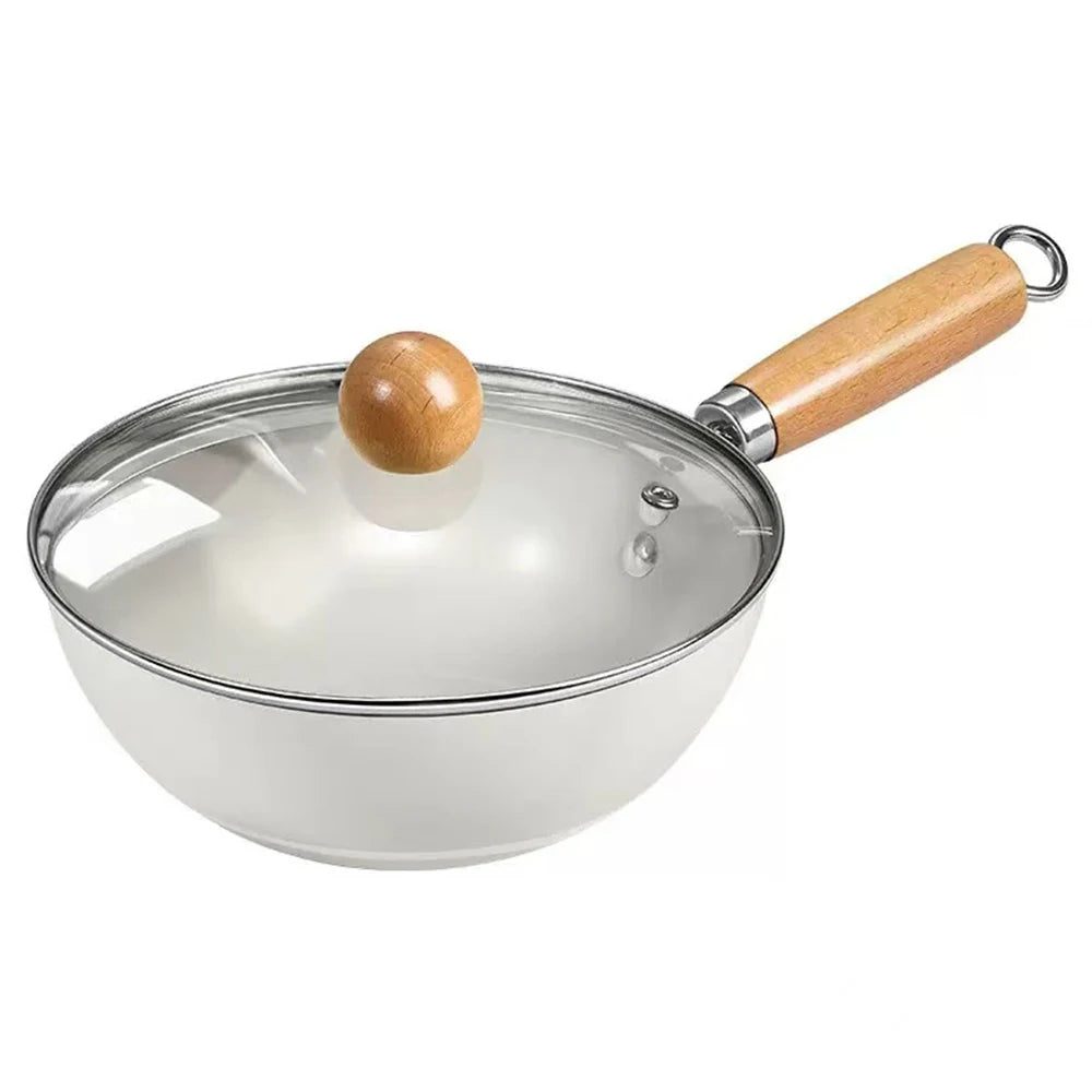 Mini poêle à frire antiadhésive en céramique, wok, poêle à œufs, steaks, crêpes, compatible tous feux (induction, gaz), ustensile de cuisine