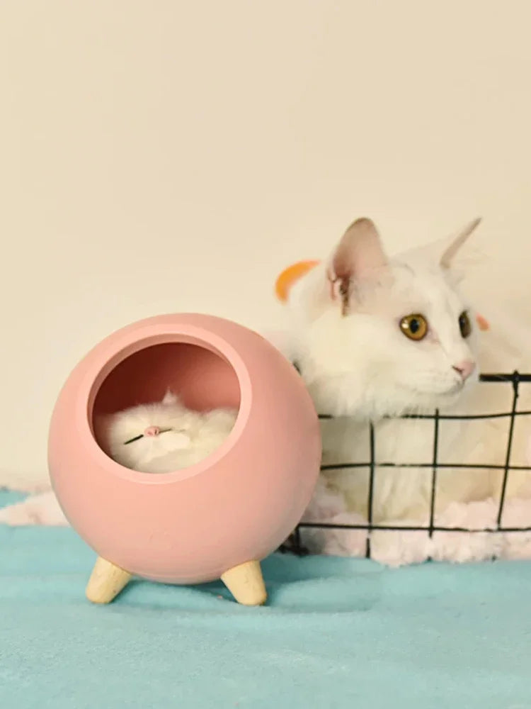 Luz de Noche con Altavoz Bluetooth, Luz de Casa de Animales, Lindo Gato, Regalo para Niños, Decoración Creativa de Escritorio para Dormitorio, Lámpara de Noche para Cabecera