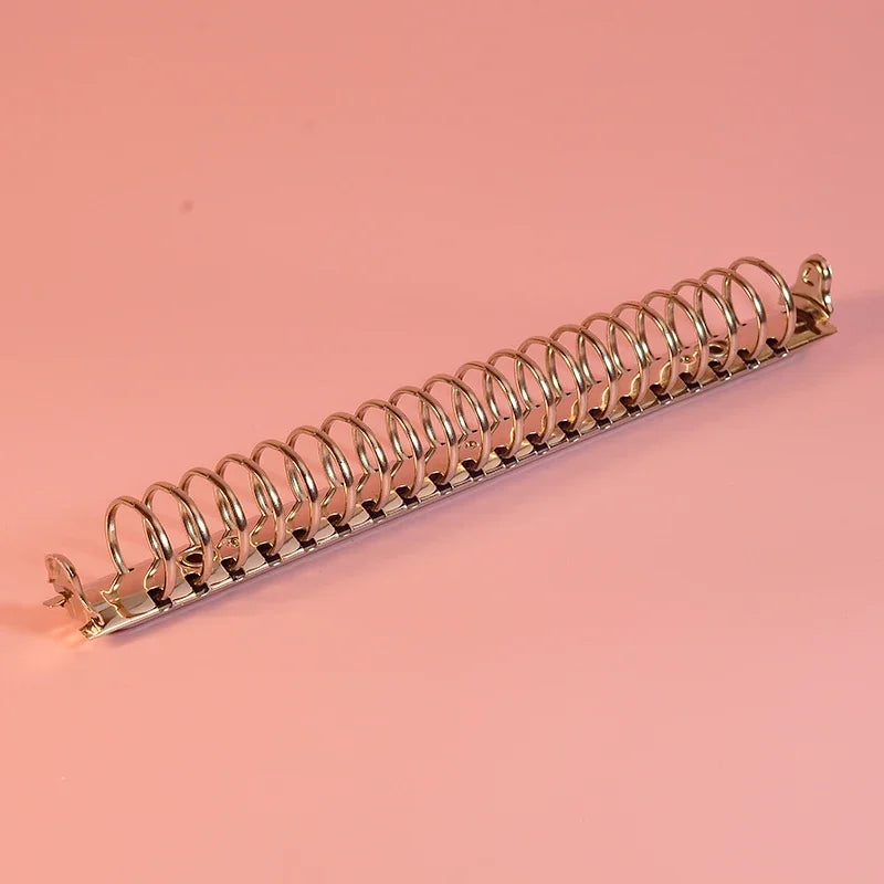 Anneaux de reliure en acier inoxydable A5 B5, 20/26 anneaux, pour cahiers, albums, journaux, fournitures de bureau et scolaires