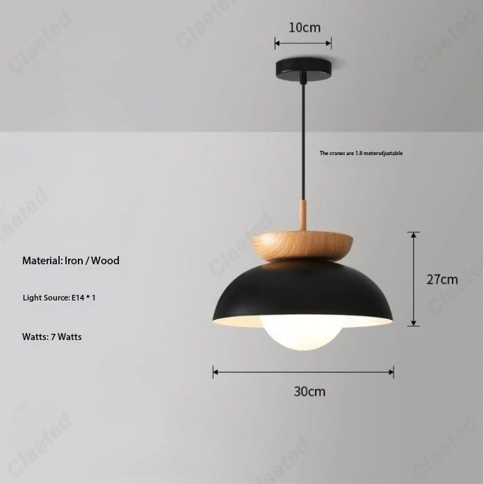 Modern Minimalist LED European Chandelier Log Color Restaurant Bar Teahouse Living Room Aisle Decorative Lighting E27