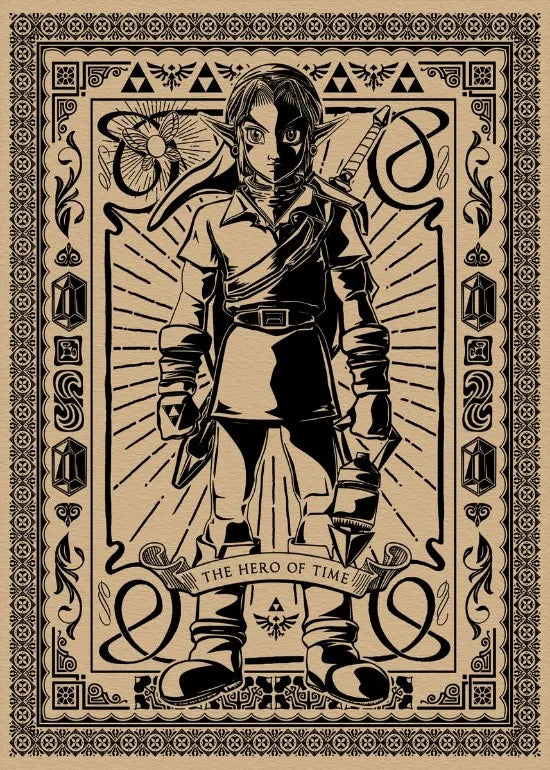Póster vintage del juego Z-zelda, decoración de pared Leyenda de Zzelda, impresiones clásicas de videojuegos en lienzo, decoración de pared, decoración de sala de juegos