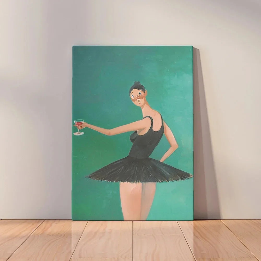 Classic Vintage Wall Art, Kanye West Beautiful Ballerina, HD Canvas Print Poster, Home Living Room Bedroom Decoration