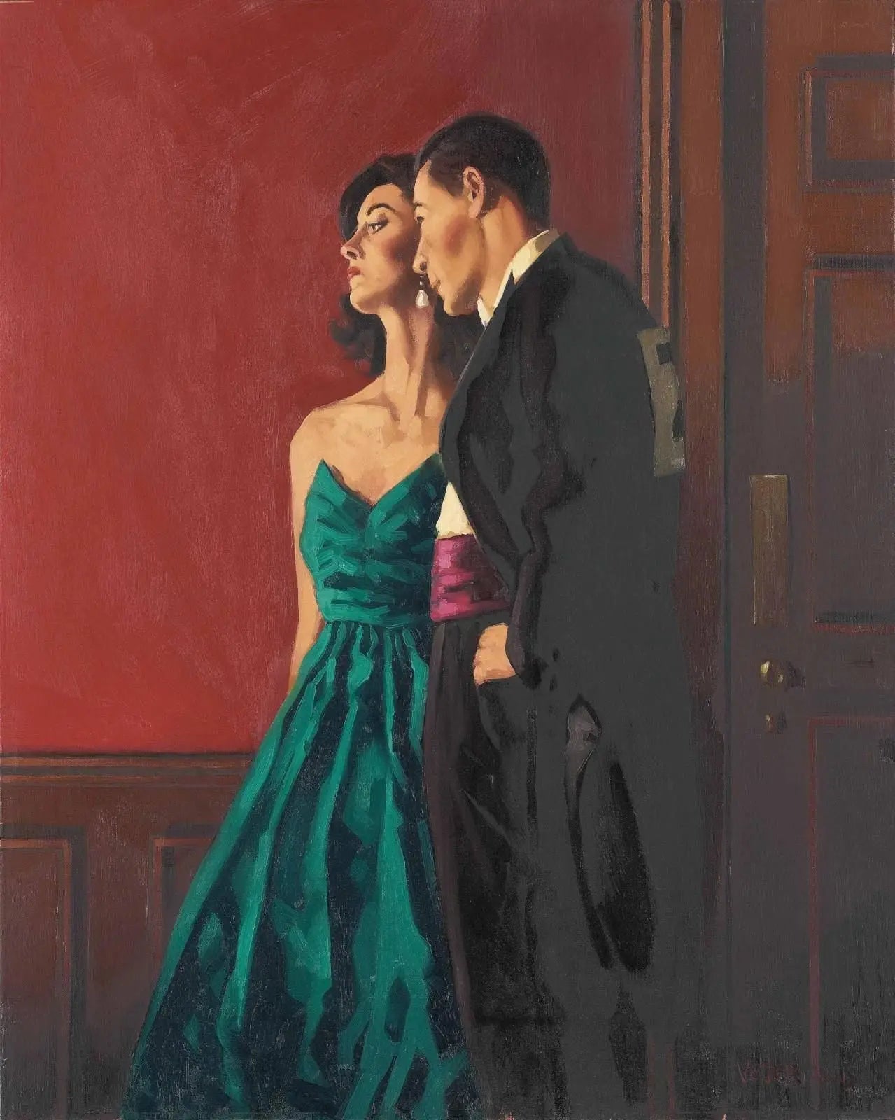 Jack Vettriano Classic Sexy Woman Portrait Nude Lover Poster Vintage Canvas Painting Wall Art Picture Erotic Home Room Decor