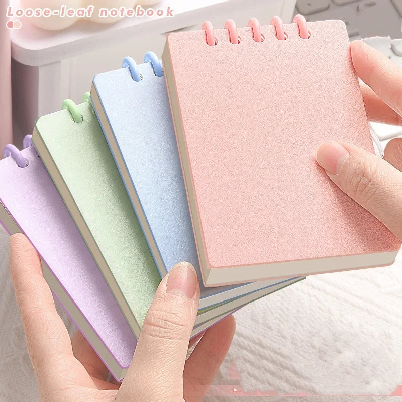 Bview Art A7 80 hojas dibujos animados creativo cuaderno estudiante papelería linda conveniencia pegatinas