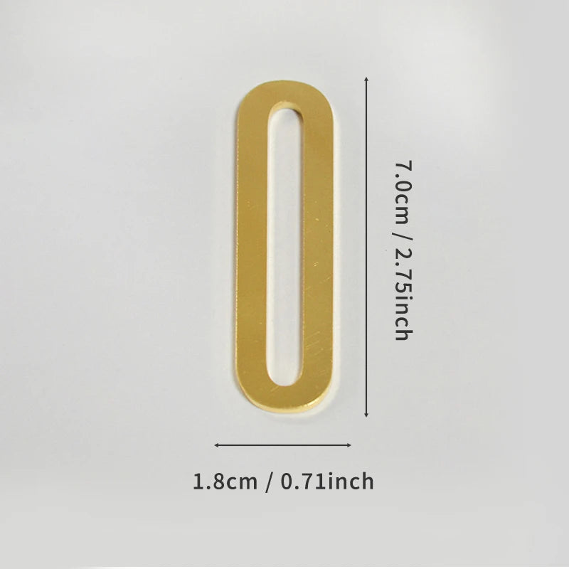 Golden Door Number with Magnets 7cm Metal House Number Apartment Door Number for Outdoor Hotel Home Mailbox Label