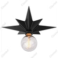 Lámpara de pared creativa con forma de estrella, lámpara de pared LED para sala de estar de lujo, dormitorio, cabecera, hoteles, fondo, aplique de pared decorativo para el hogar