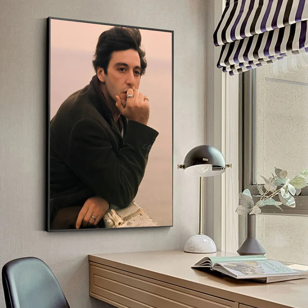 Al Pacino Affiches HD Affiches Maison Chambre Bar Café Décor Art Peinture Murale Photo