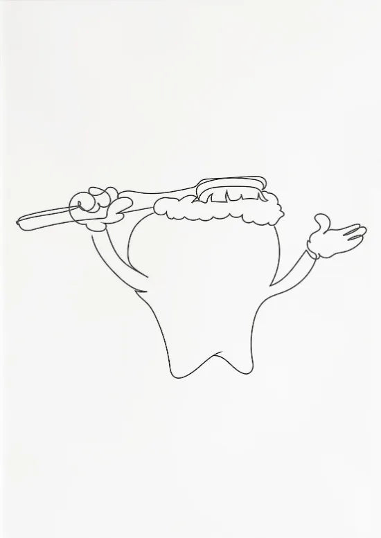 Dental Appliances for Dental Health Minimalist Teeth Dentistry Decor Canvas Painting Wall Picture Dental Hospital Wall Art Decor