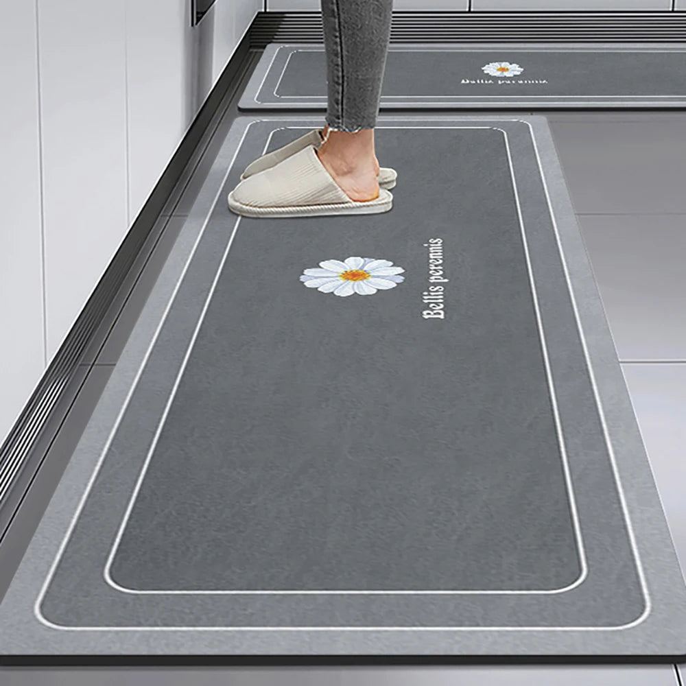Alfombra de suelo de cocina VIKAMA, alfombra de entrada para sala de estar y dormitorio, decoración del hogar, alfombra larga pequeña para pasillo de lavadero