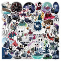 50/100 autocollants graffiti Hollow Knight, dessin animé, jeu, créatif, pour skateboard, bagages, papeterie